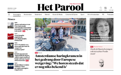 Amsterdamse haringkramen in het gedrang door Europese wetgeving